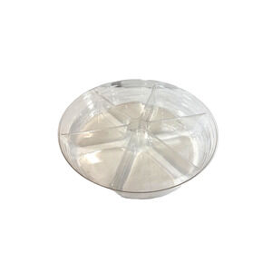 Longaberger Plastic 6-Slot Basket Protector #43222 11.25"RD x 2.5"H